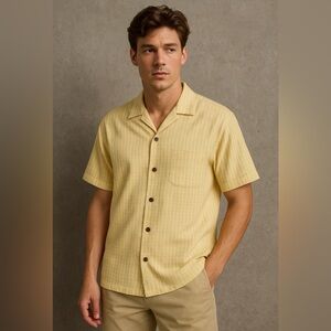 Tommy Bahama silk checkered button down